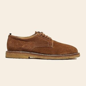 VAN LIER(Dutch Import) Suede Lace up Loafers-Size 11- Tobacco Brown